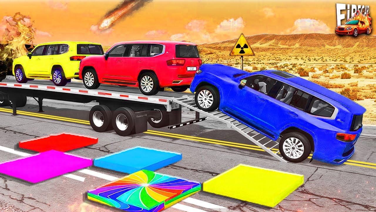 Cars and Trucks vs Speed Bumps – Heavy Damage Physics Test – BeamNG Drive Ep.14 🏎️