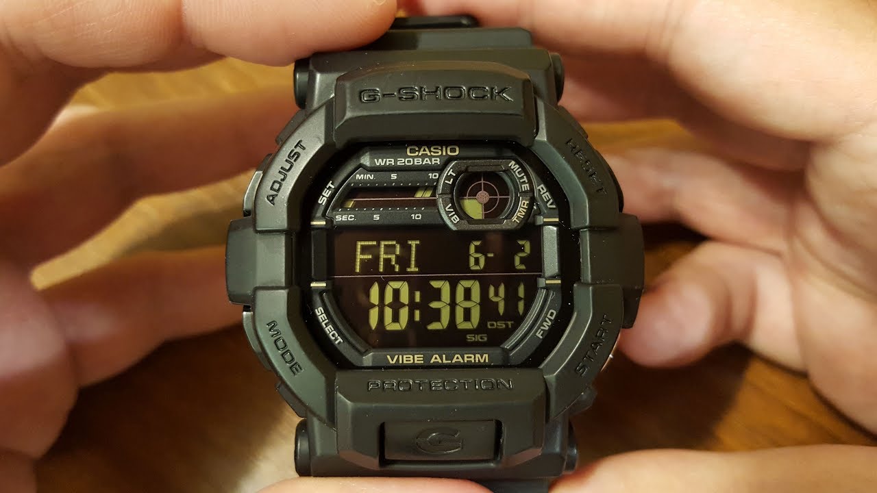 Casio G-Shock GD-350-1BER - recenzja i omówienie funkcji [PL]