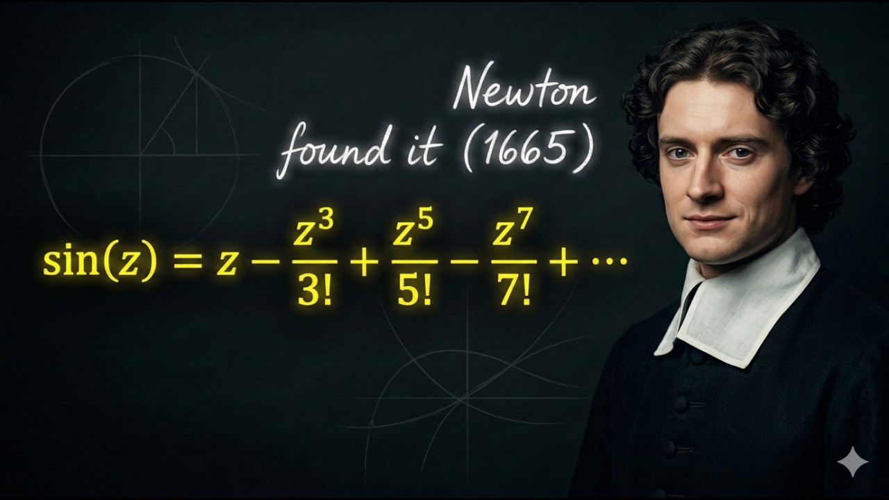 How Newton Discovered Series for Sine and Cosine without Taylor Expansion