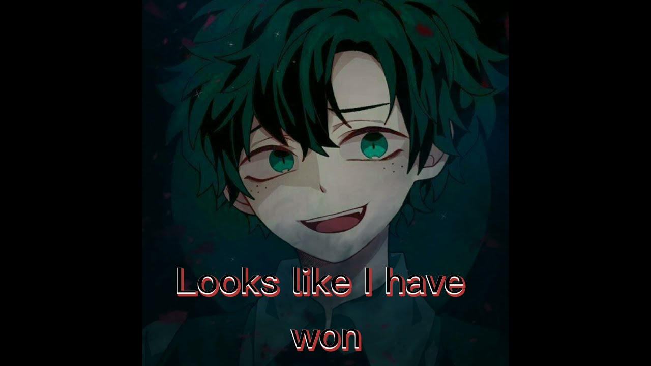 Ding dong ( hide and seek) lyrics Nightcore. Villains Deku, male version