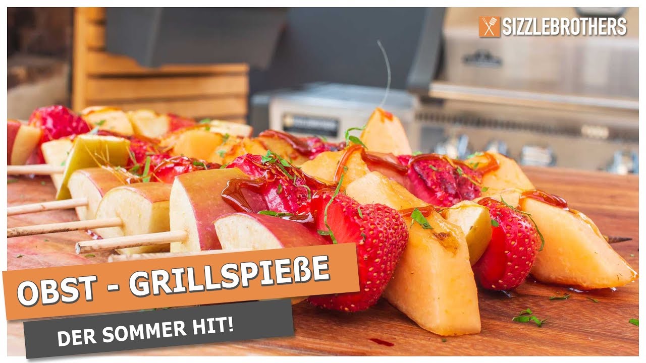 Obst Karamell  Grillspieße - Für alle Naschkatzen!