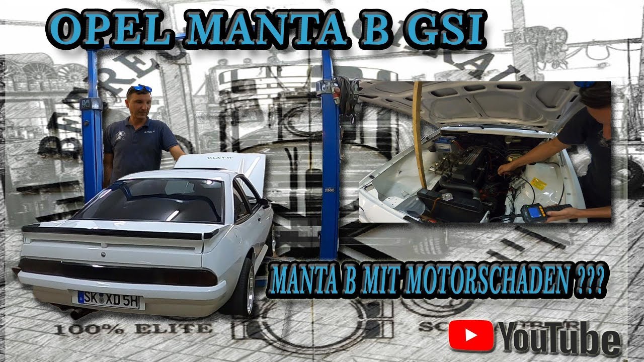 Opel Manta B GSI C24 Webervergaser Motorschaden Vergaser Tuning