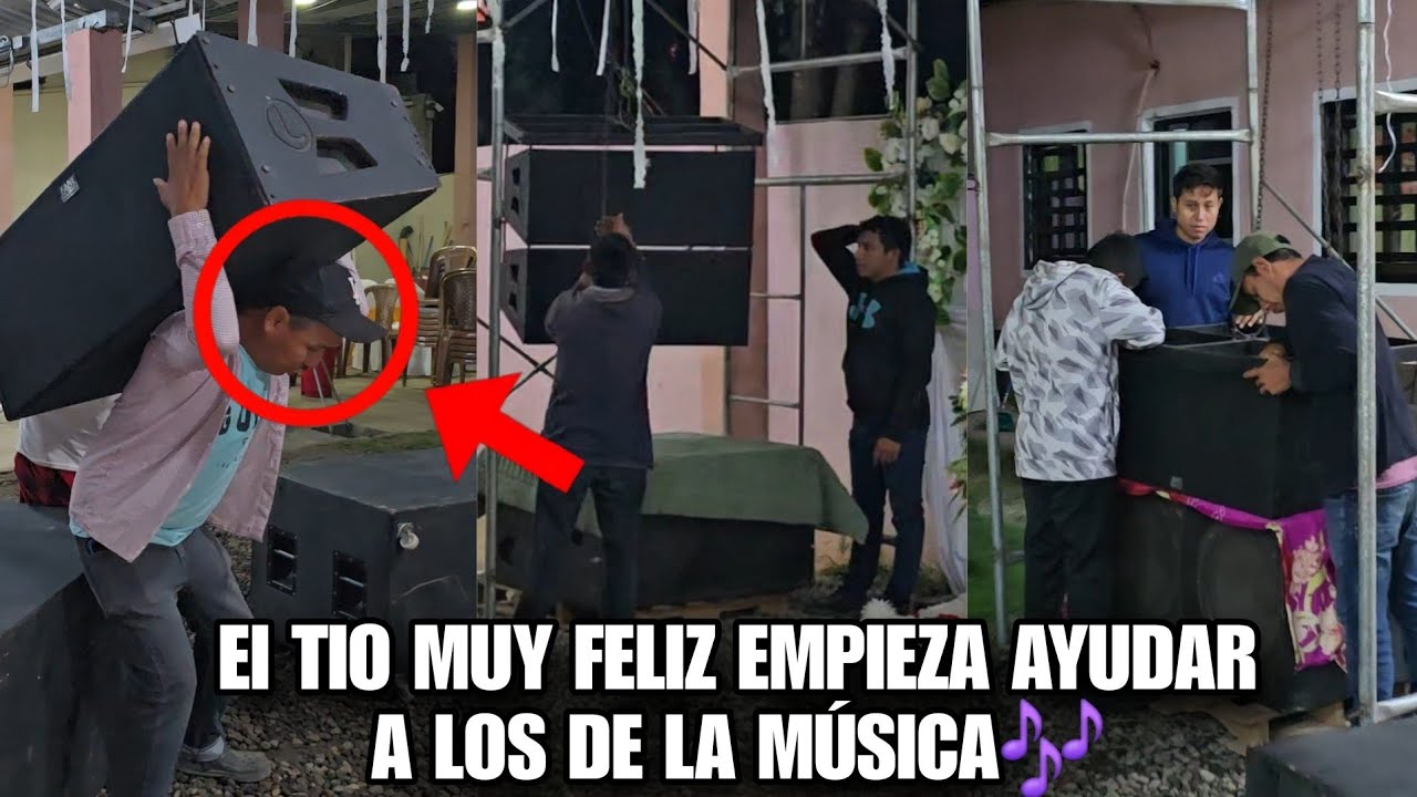 El Tio Desde Muy Temprano  Ya Anda Ayudando A Los Del Grupo😱 Tiene Que Ver Como Va Quedando😮