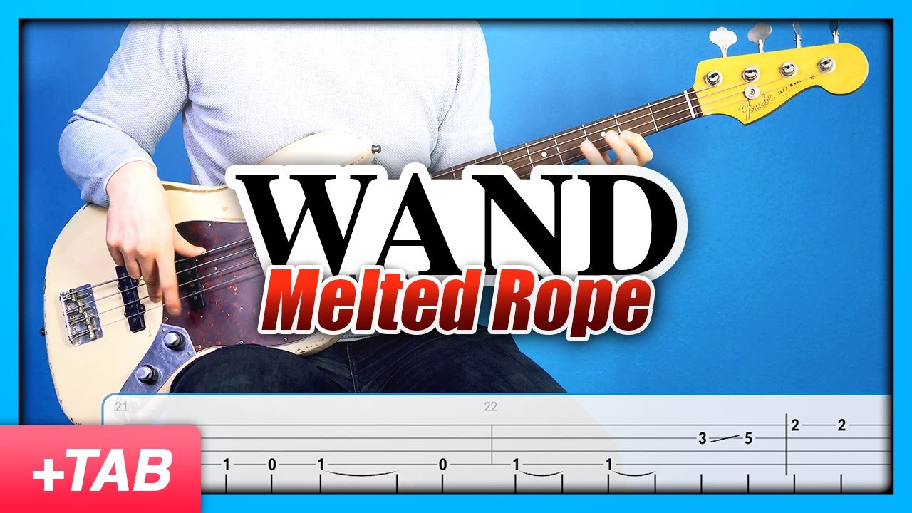 Wand - Melted Rope | Bass Cover with Play Along Tabs