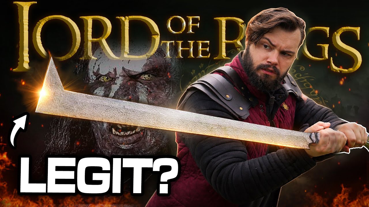 Real URUK-HAI Sword is BRUTAL! Lord of the Rings TESTED