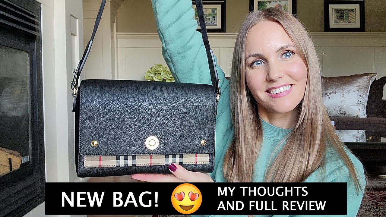 Подробный обзор сумки Burberry Note и фотографии ее модификаций!