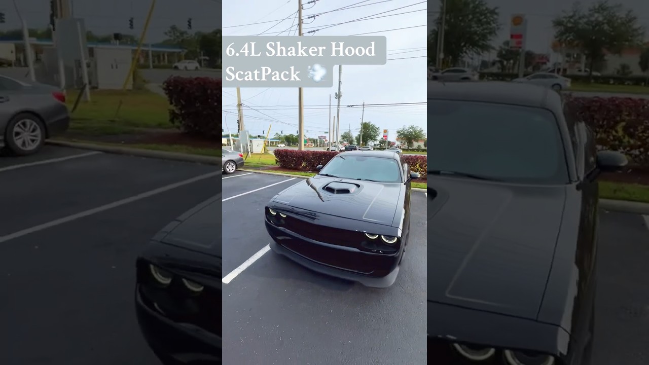 6.4L Shaker Hood ScatPack Challenger #dodge #challenger #scatpack #fyp #explore #foryou #hellcat