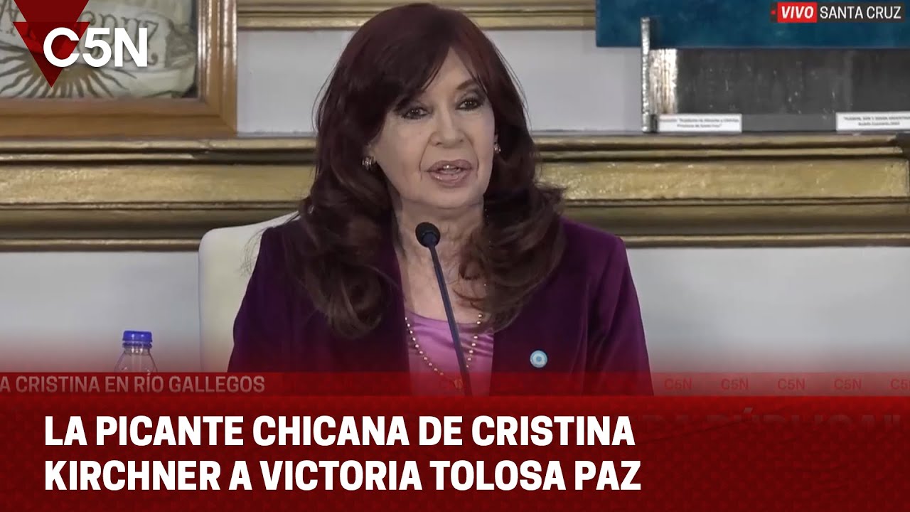 La CHICANA de CRISTINA KIRCHNER a VICTORIA TOLOSA PAZ
