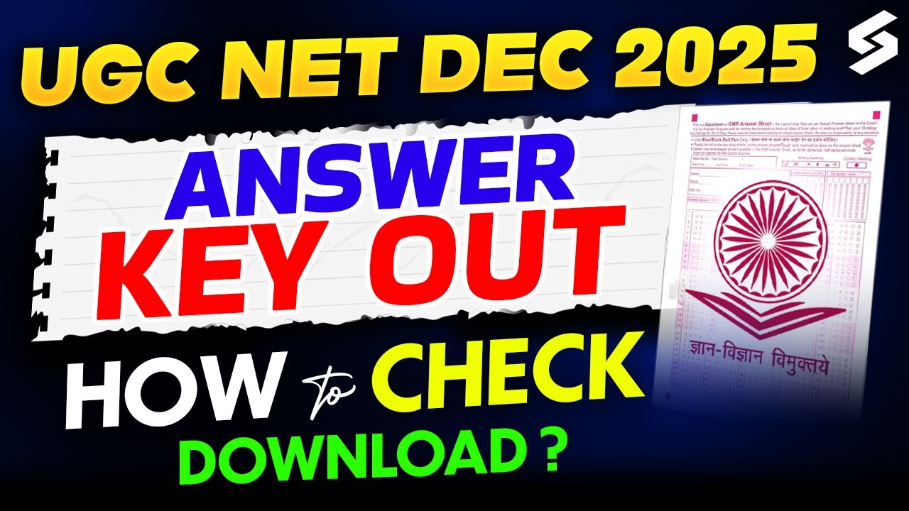 UGC NET Answer Key 2026 January Out | UGC NET Answer Key 2025 | UGC NET Answer Key Kaise Check Kare?