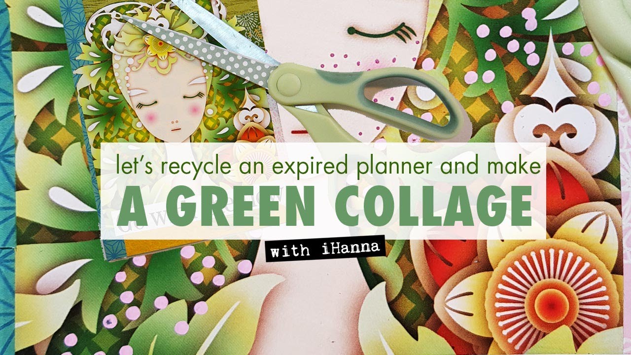 DIY Postcard Collage - let's make a handmade postcard #collage