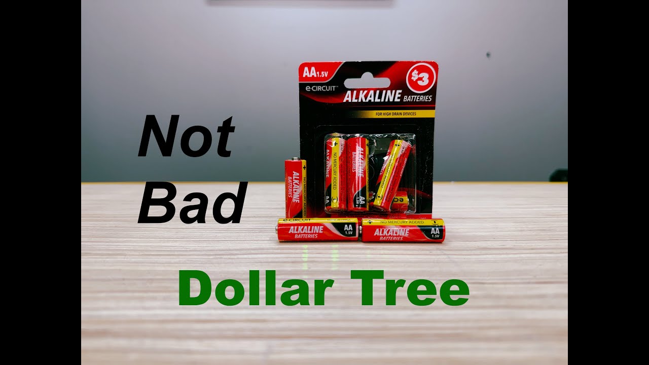 25-15 | Best AA Battery ep.13 | DollarTree e-circuit Alkaline vs 4K