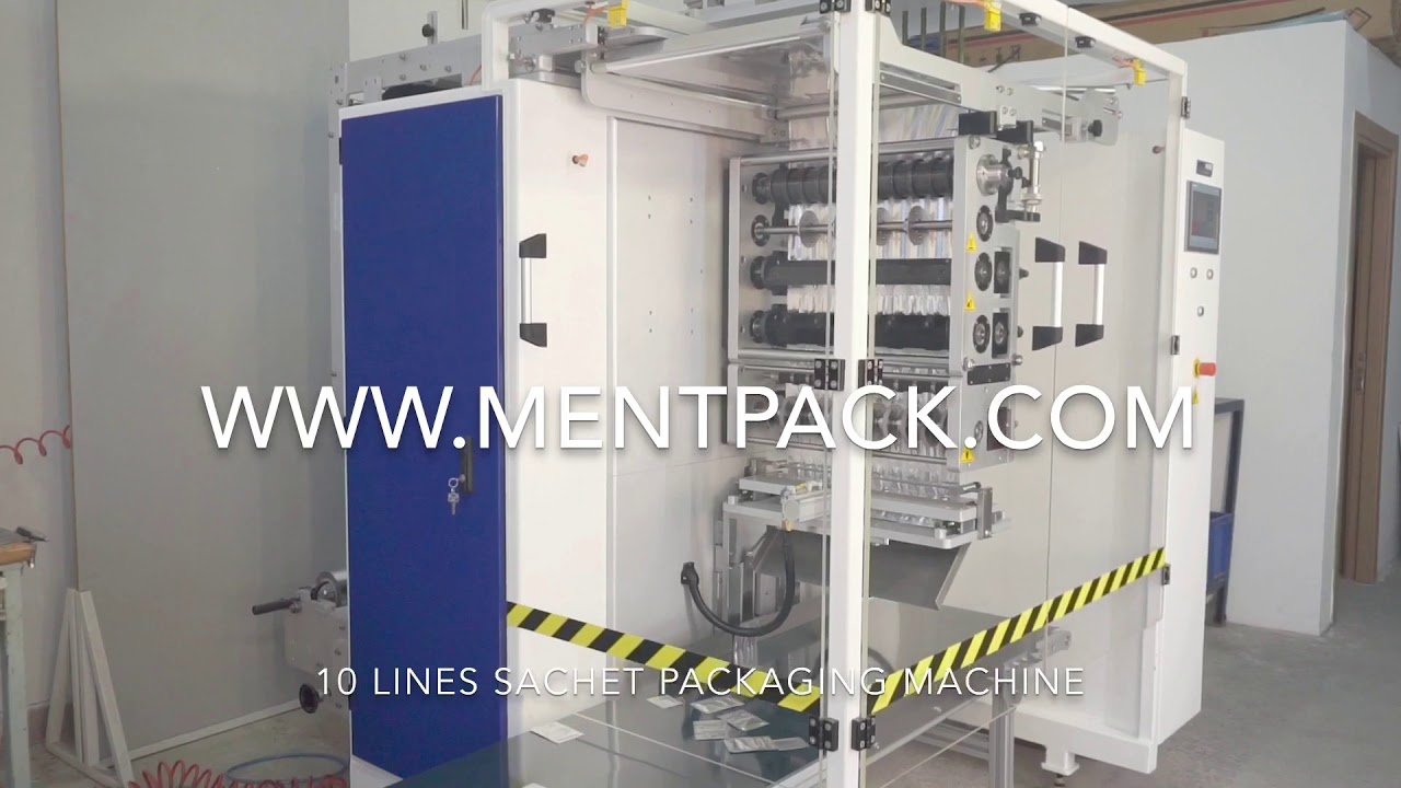 10 Lines vertical sachet machine