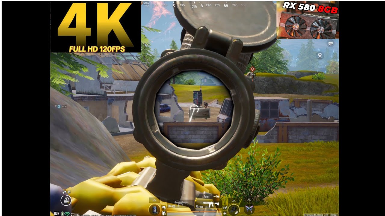 RX 580 + R5 3600 🔥HDR+120FPS | PUBG MOBILE EMULATOR | GAMELOOP(64 BIT)