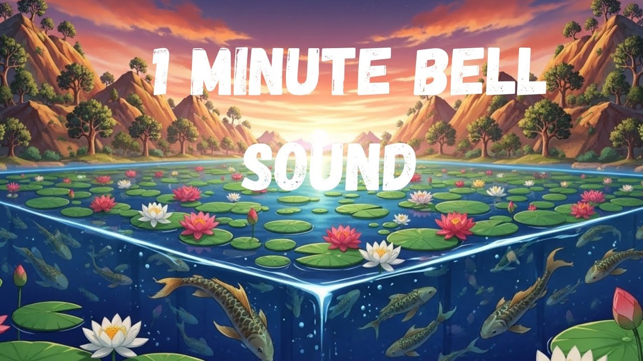 1 Minute Bell Sound For deep meditation and mind reflexology 