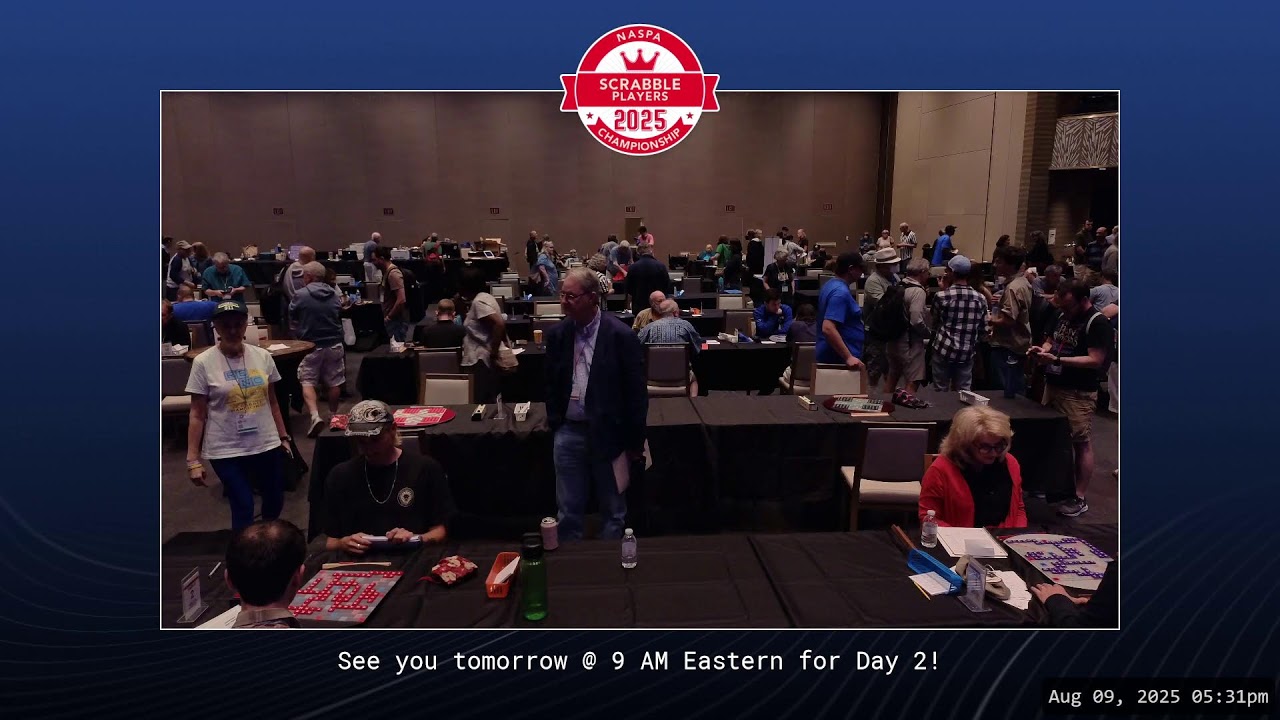 2025 Scrabble Players Championship - NWL Division 1 - Day 1