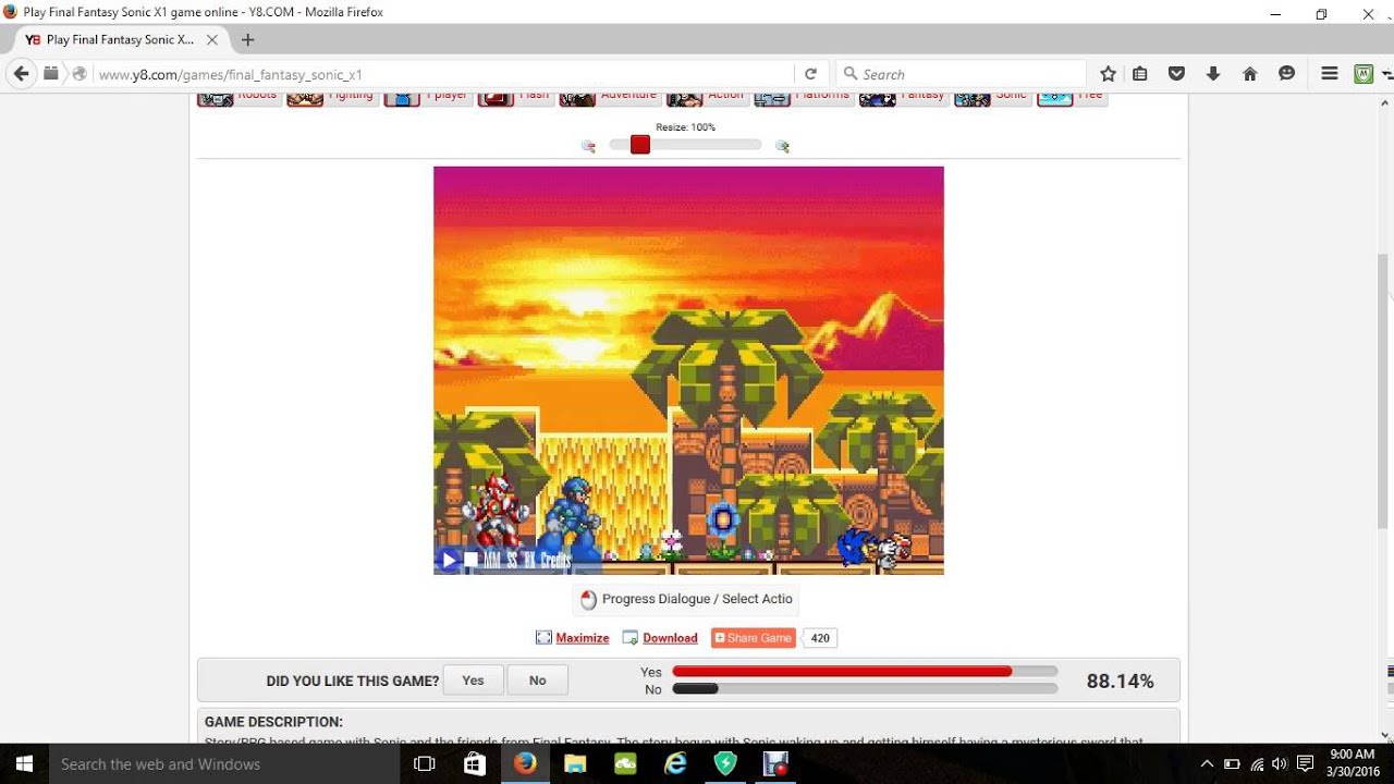 sonic final fantasy.