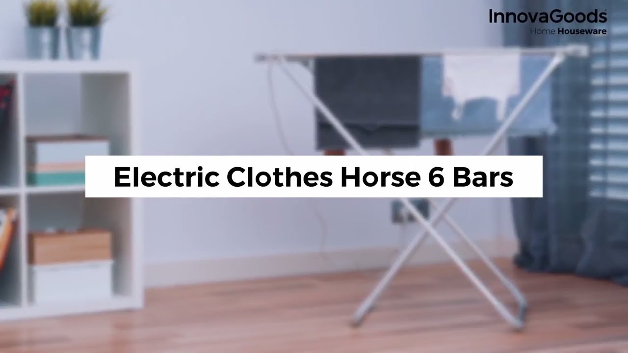InnovaGoods Electric Clothes Horse 100W (6 bars)