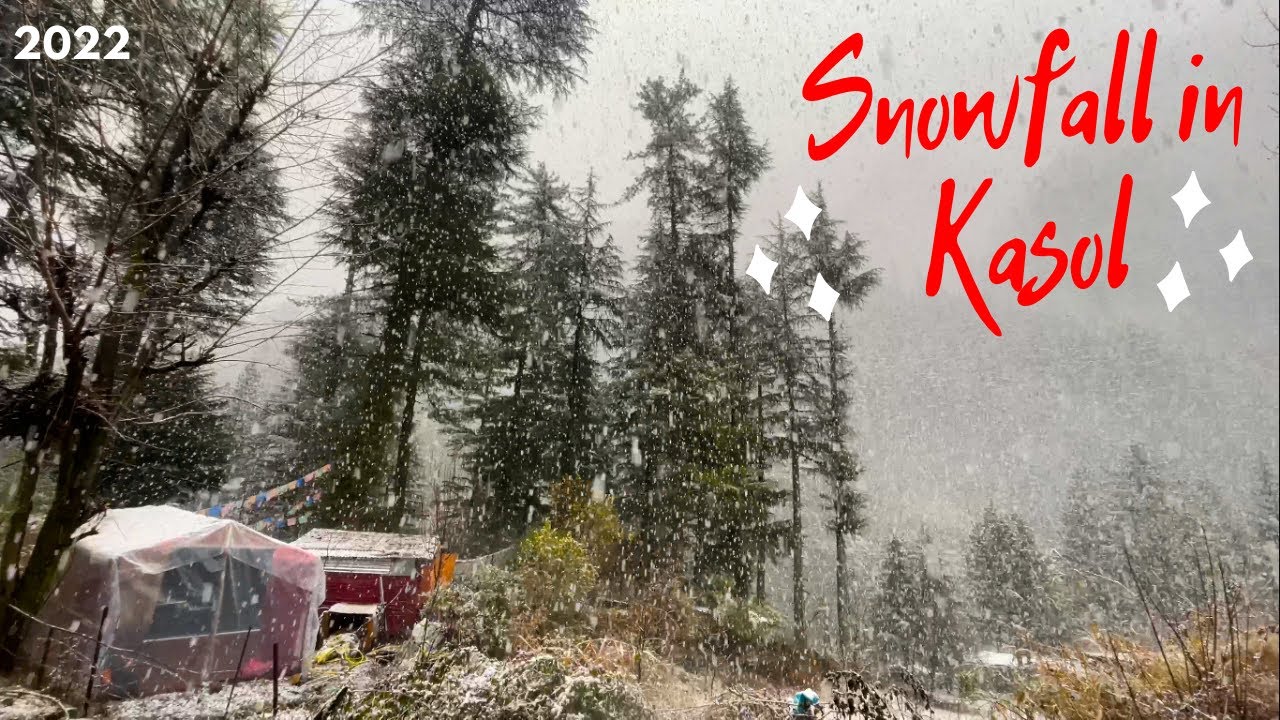 First Snowfall of 2022 Kasol | Chhoj Village | Ep 01 EscapewithRavi