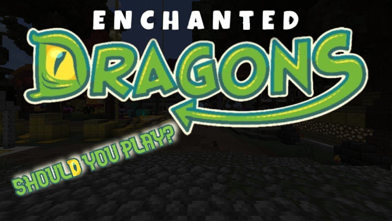 I Tried Bedrock's NEWEST Server... (Enchanted Dragons)