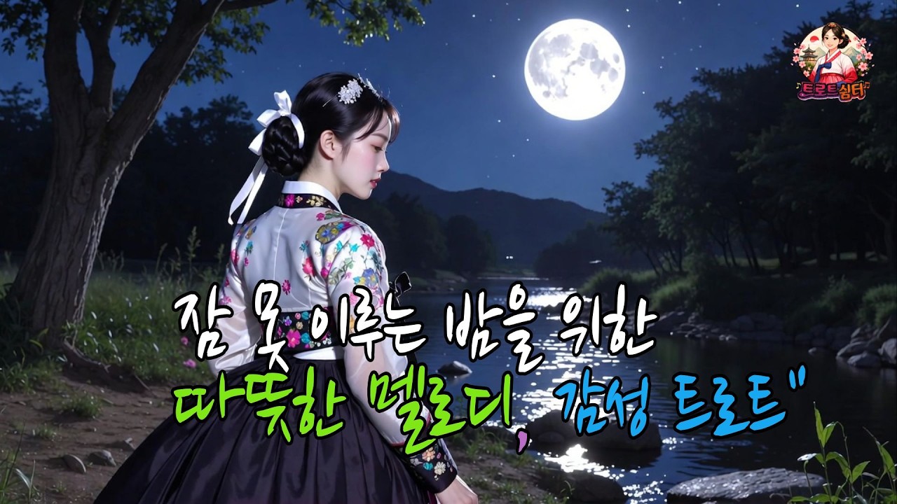 잠못 이루는 밤을 위한 따뜻한 감성멜로디, 🎶 노래 한 곡에, 지나온 인생이 담겨 있습니다 🎶| 트로트 | 추억의노래 | 국악트로트 |