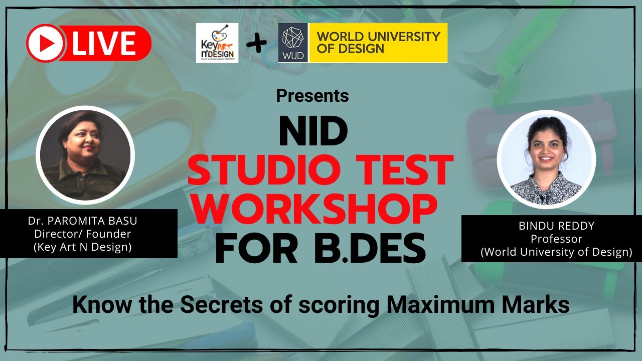 NID 2022 Free Workshop Announcement | Key Art N Design