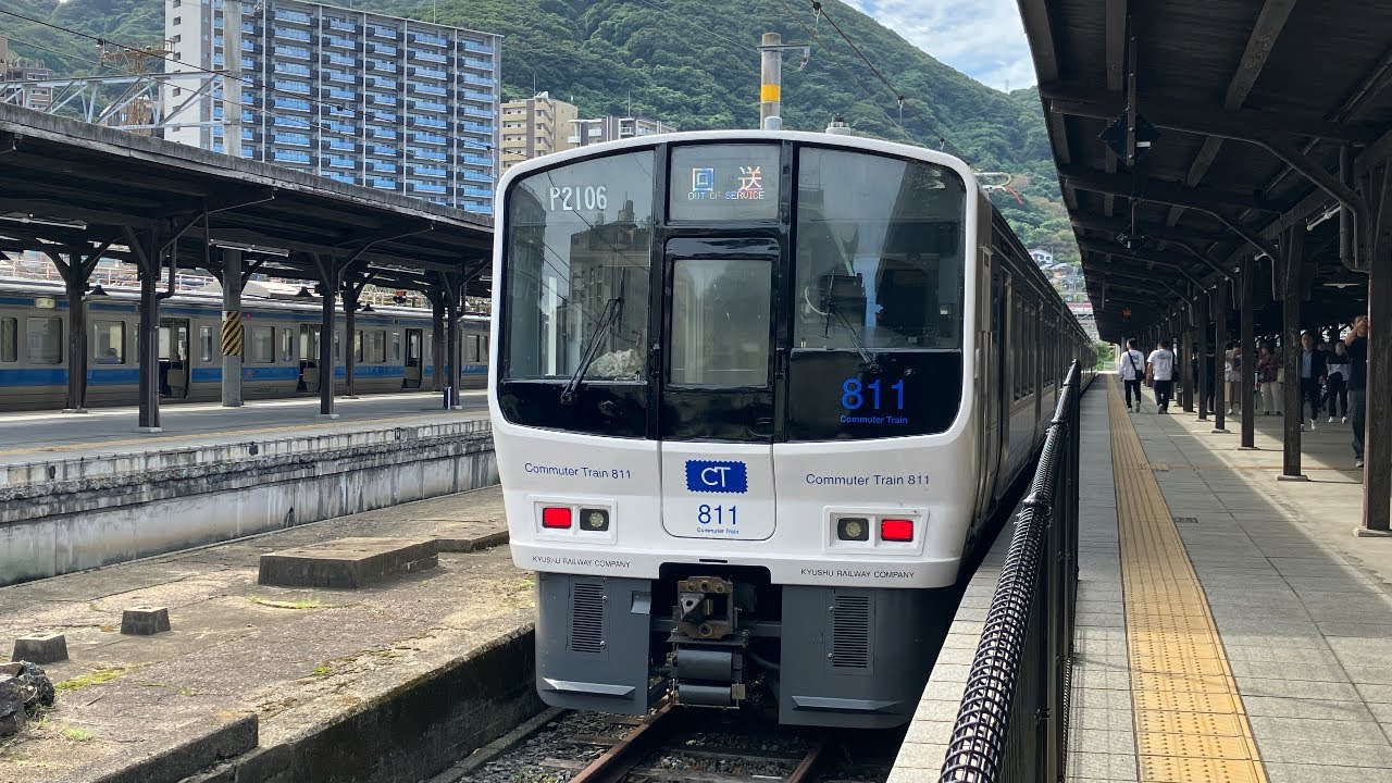 【日立SiC-VVVF】一部区間116km/h爆走！　JR九州811系2100番台PM2106編成 鹿児島本線2358M 海老津行き普通 東福間～海老津【車内走行音】