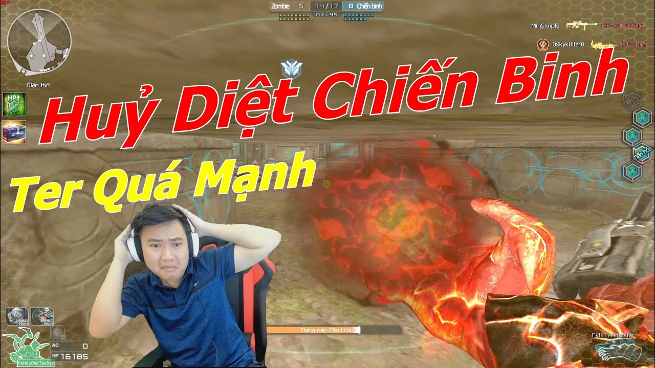 Cân Team Chiến Binh Với Các Loại Terminator - Tiền Zombie v4