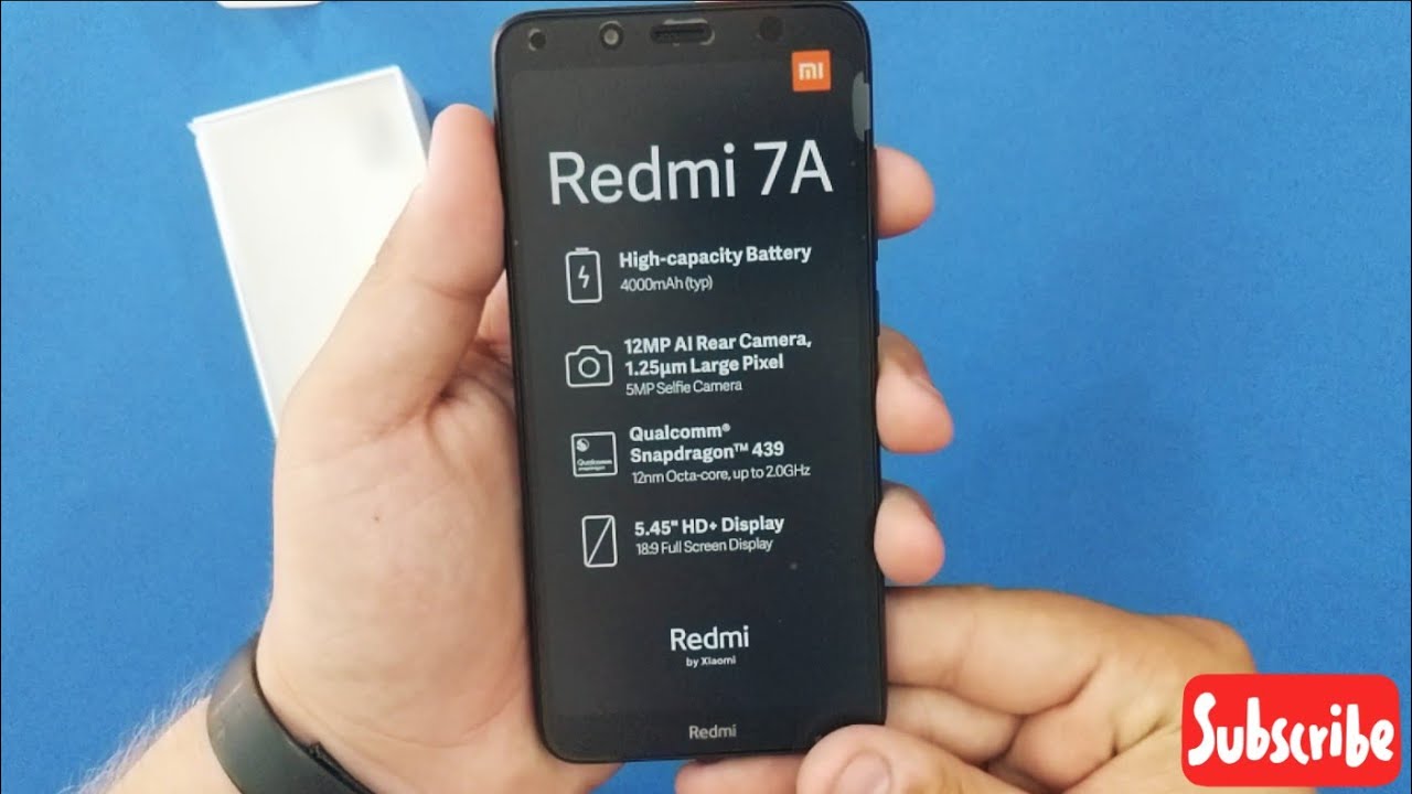 Xiaomi Redmi 7A Unboxing