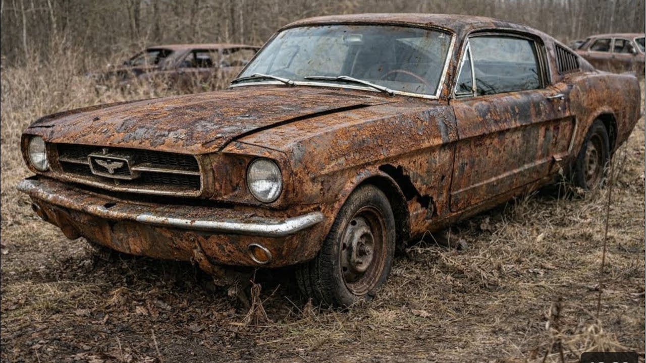 ASMR Car Restoration! Full Rusty 1965 Ford Mustang Fastback Rebuild From Scrap to Showroom