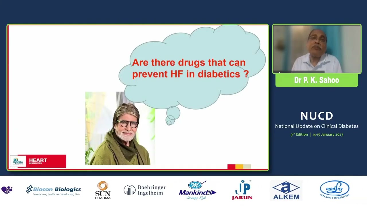 Preventing Heart Failure in Diabetes | Dr. P. K. Sahu | NUCD 2023