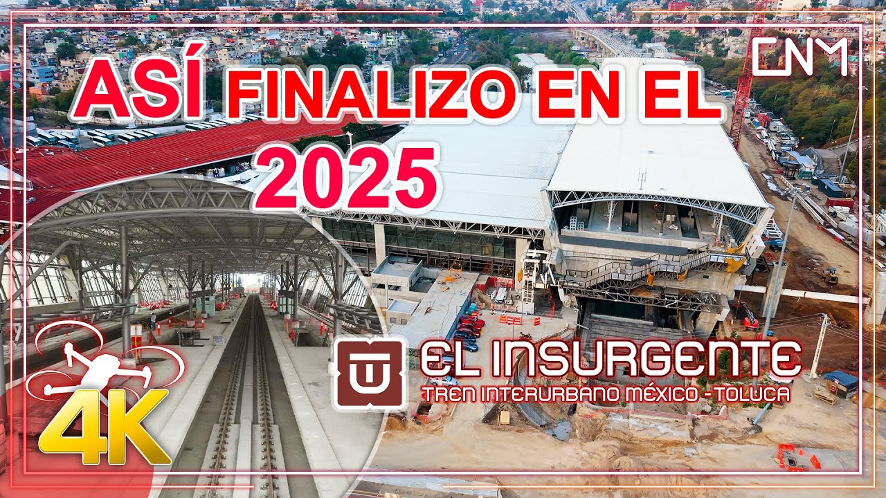 Terminal Observatorio, últimos trabajos del Tren El Insurgente en el 2025,  CDMX