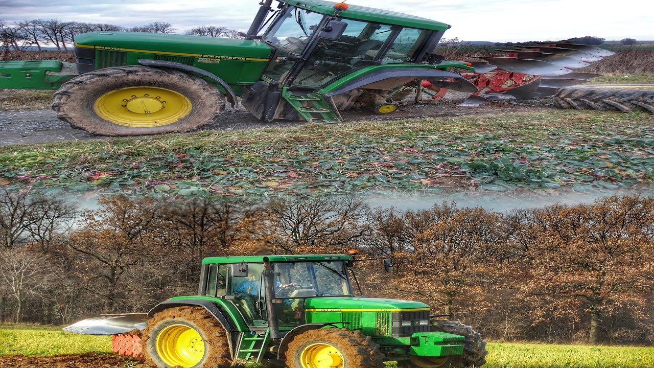 ZIMOWA ORKA 2019 & URWANE KOŁO W John deere 6910