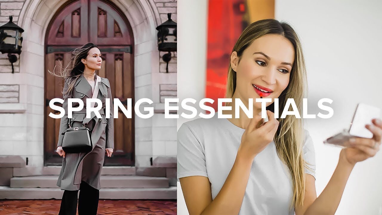 Spring Beauty Essentials & Work Outfits | ttsandra