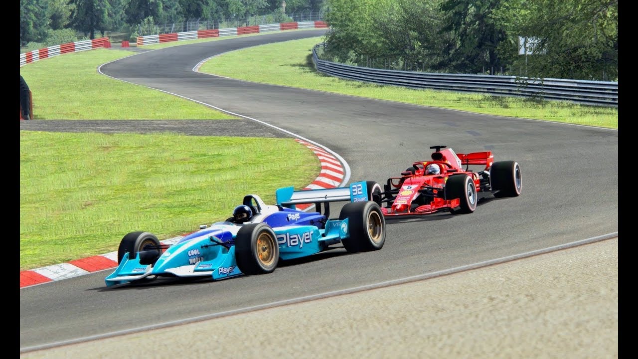 Ferrari F1 2018 vs Champ Car 1999 - Nordschleife