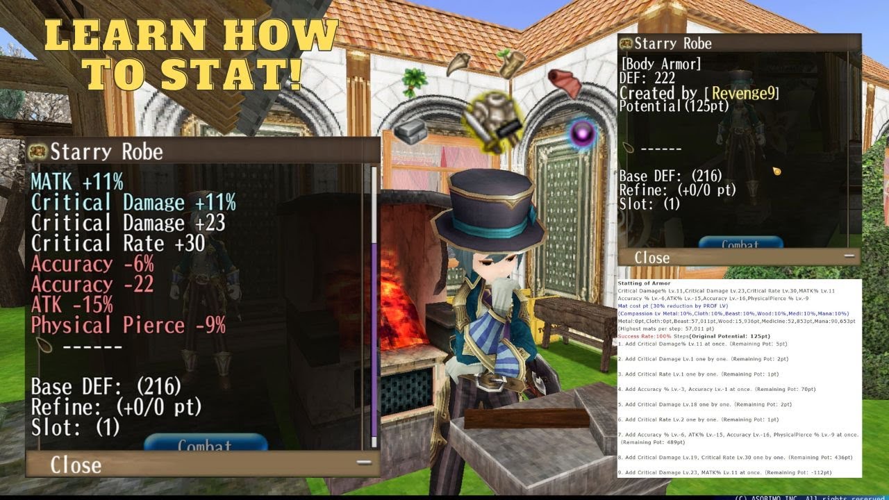 Toram Online: How to Stat Your Equipment (Easy Step-by-Step Guide)
