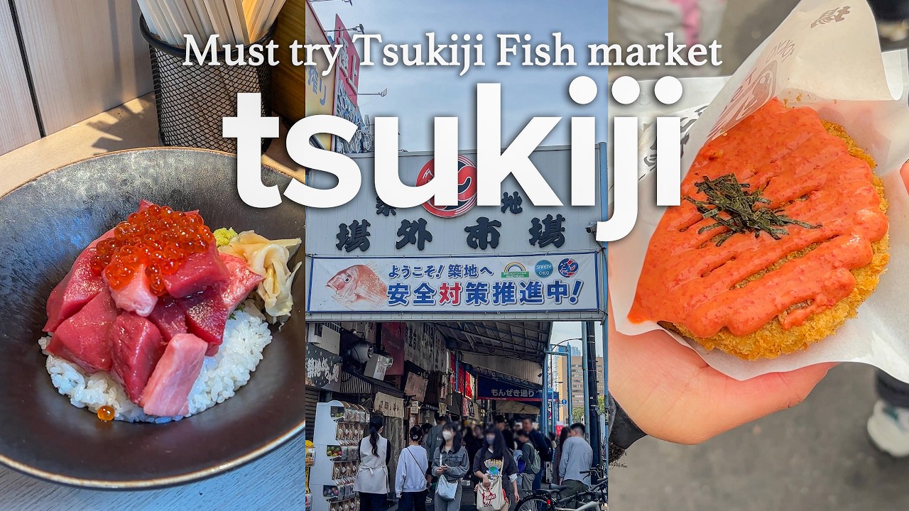 MUST-VISIT ULTIMATE FOOD SPOTS IN Tsukiji Outer Market, TOKYO🇯🇵｜Tokyo vlog 2026