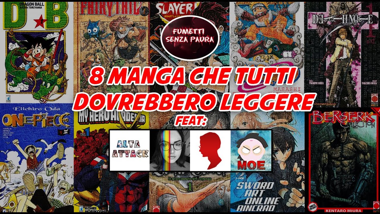 8 MANGA CHE TUTTI DOVREBBERO LEGGERE