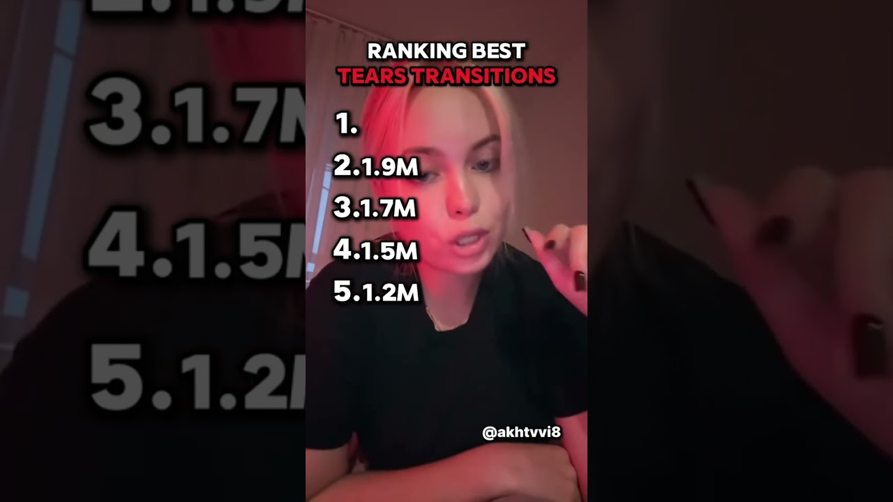 Ranking the Most Viral Tears Transitions Trend