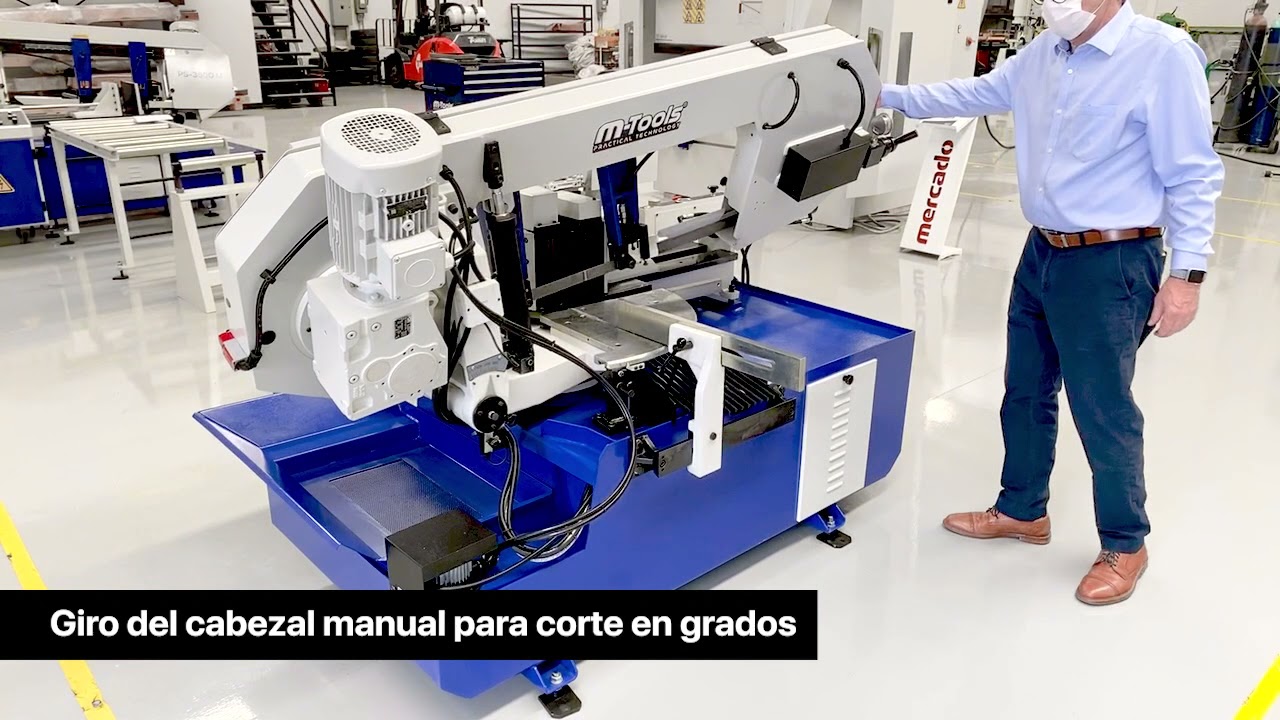 Sierra Cinta Automática PAR-350PLC M de M-Tools