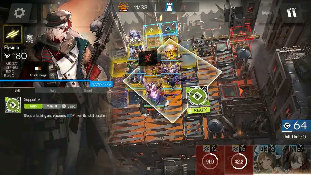 [Arknights Max 295] CC#4: Battleplan Arclight - Furnace Inspection Gate (Rotating Stage #2)