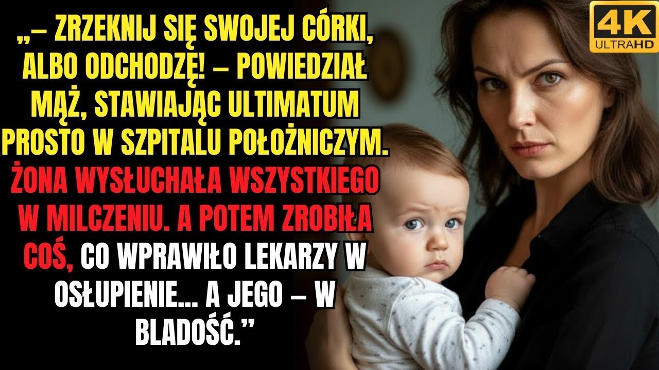 Mąż w szpitalu położniczym zażądał, by zrzekła się córki, ale reakcja żony zaskoczyła wszystkich