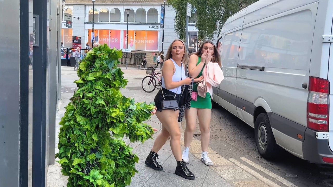 She Completely Lost It: Bushman Prank