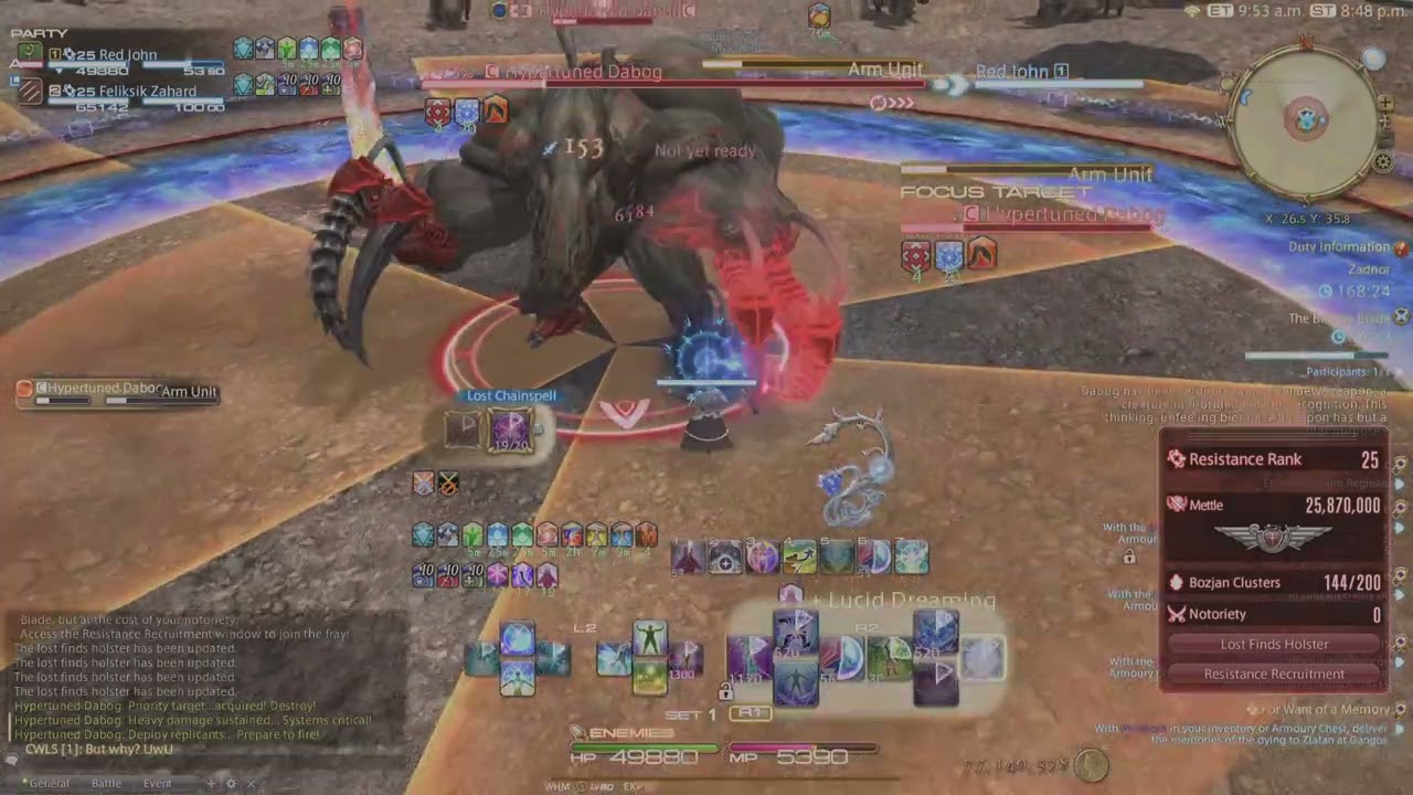 FFXIV Completely Normal Dabog Clear