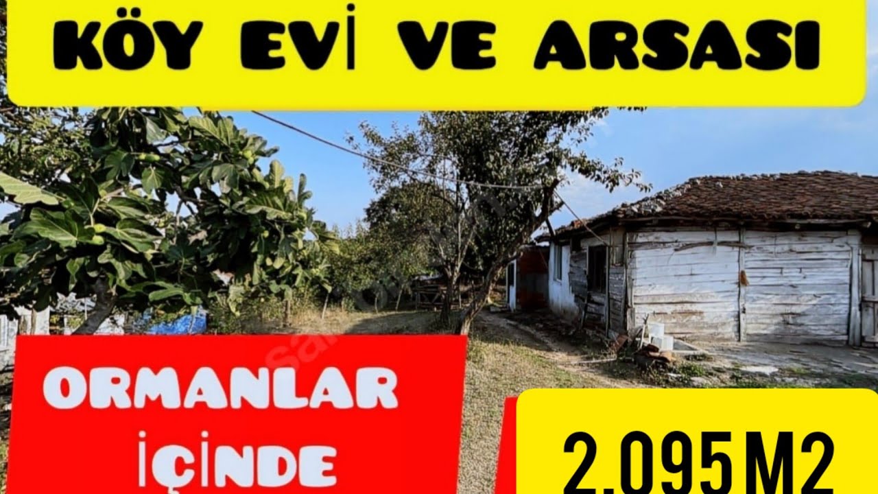 KAZ DAĞLARINDA 2.095 ARSA İÇİNDE KÖY EVİ VE ARSASI VE BAHÇESİ- OKSİJEN DEPOSU