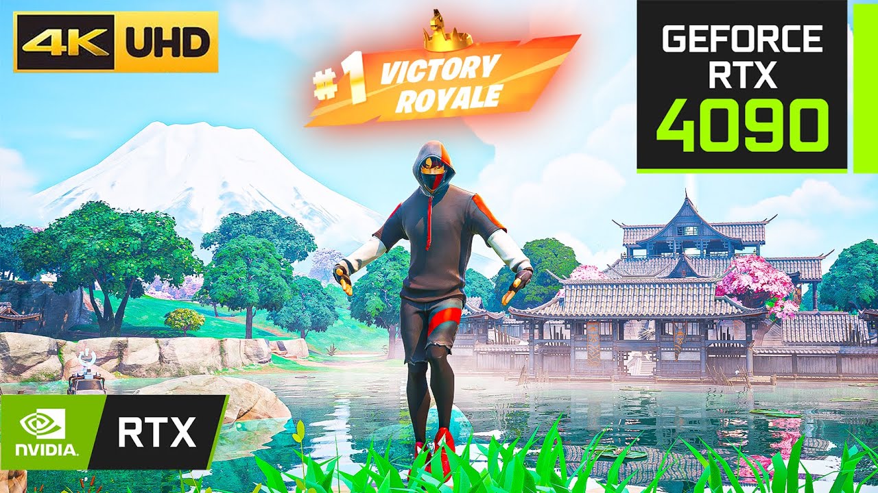 Fortnite RARE IKONIK SKIN Gameplay | RTX 4090 + 4K MAX Graphics + Ray Tracing ON