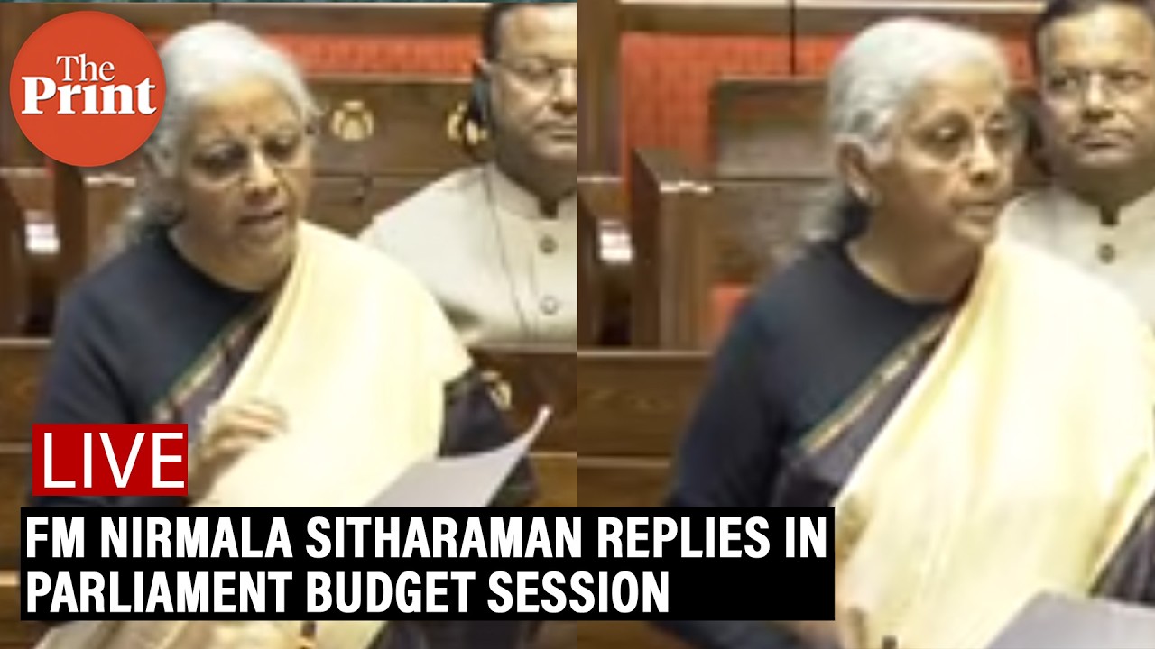 LIVE: FM Nirmala Sitharaman replies in Parliament Budget Session, Rajya Sabha