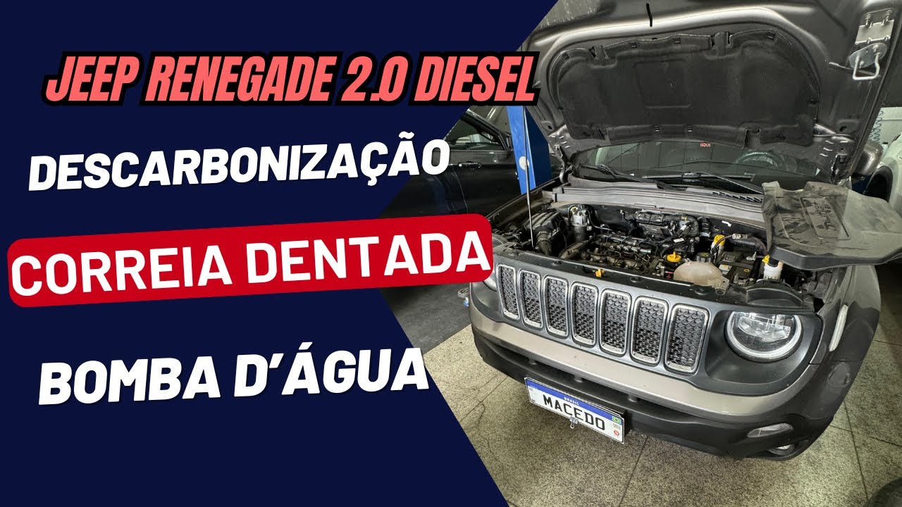 [ATENÇÃO] DESCARBONIZAÇÃO, KIT CORREIA DENTADA, BOMBA D'ÁGUA- RENEGADE DIESEL