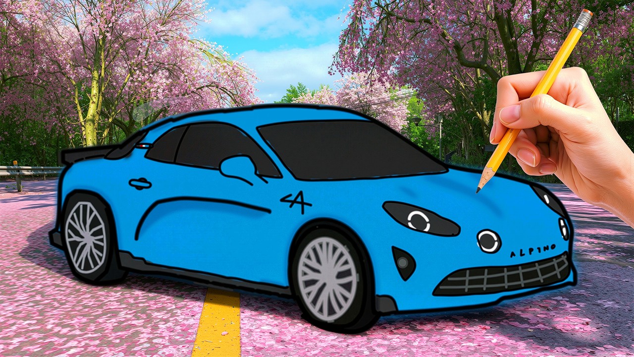 Forza, But You Drive What You Draw!