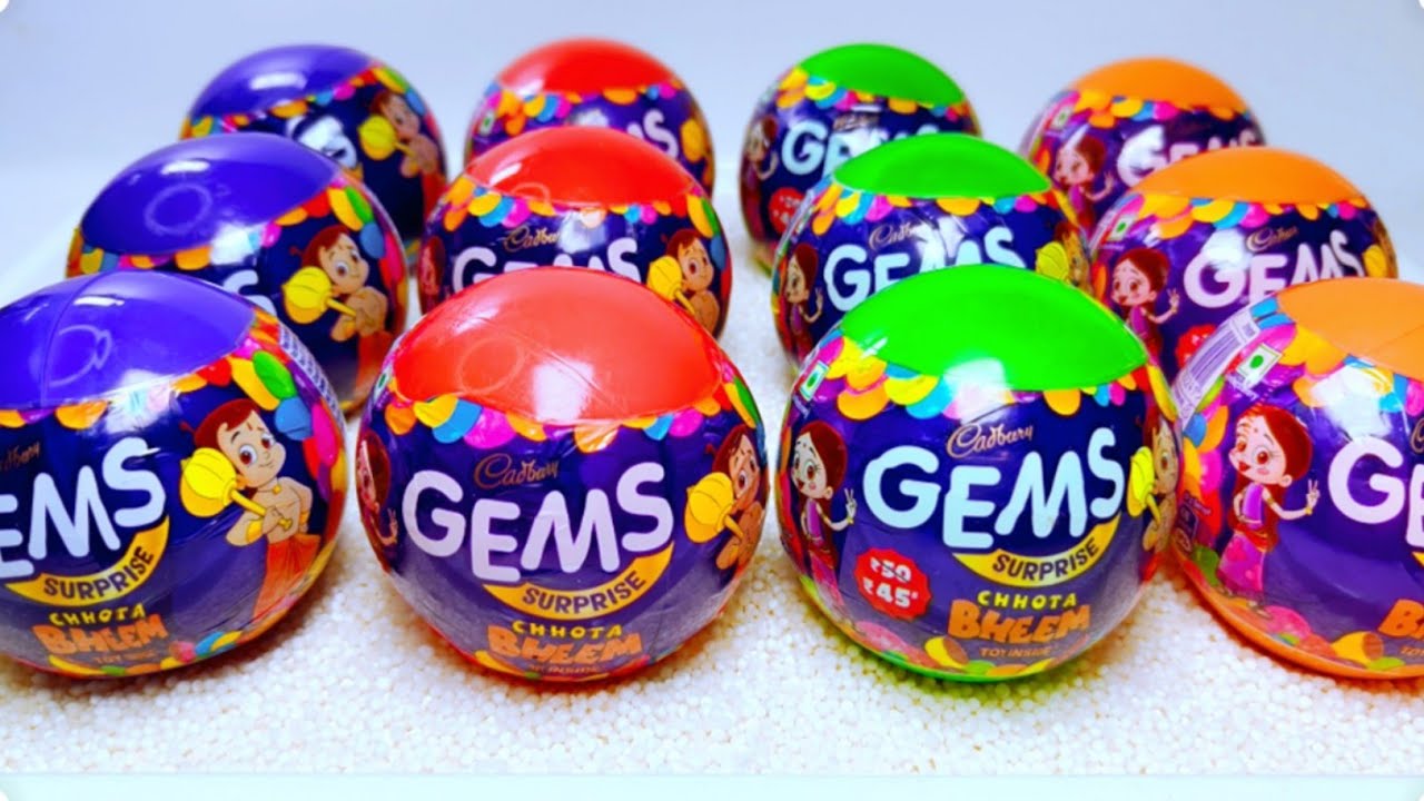 Satisfying video ASMR Lollipop opening & choco gems surprise opening,gummy candy cutting video ep-2