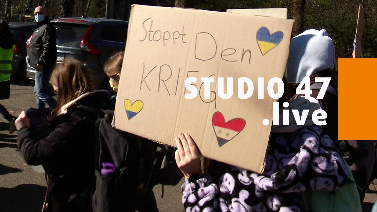 STUDIO 47 .live | GESAMTSCHULE WALSUM DEMONSTRIERT FÜR FRIEDEN & FREIHEIT